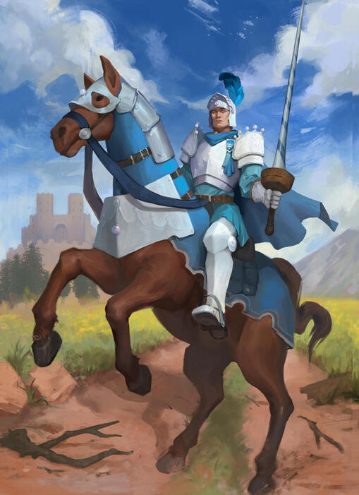 &#39;&#39;Knight of the Pearl&#39;&#39; Illustration for &#39;&#39;Muted Atrocities&#39;&#39; by Kevin Kochka